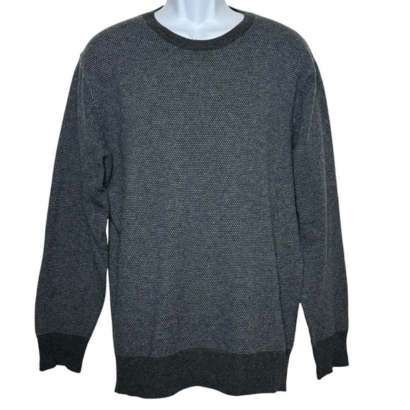 Rails Mens Rune Birdseye Wool Blend Crew Sweater Blue Knit Pullover SZ. XL - Picture 4 of 15